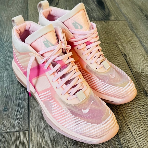 Nike Lebron X JE Icon QS TULIP PINK size 11 - Picture 1 of 12